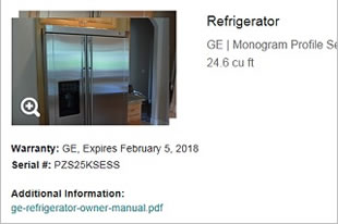 Room features in a real estate listing
  