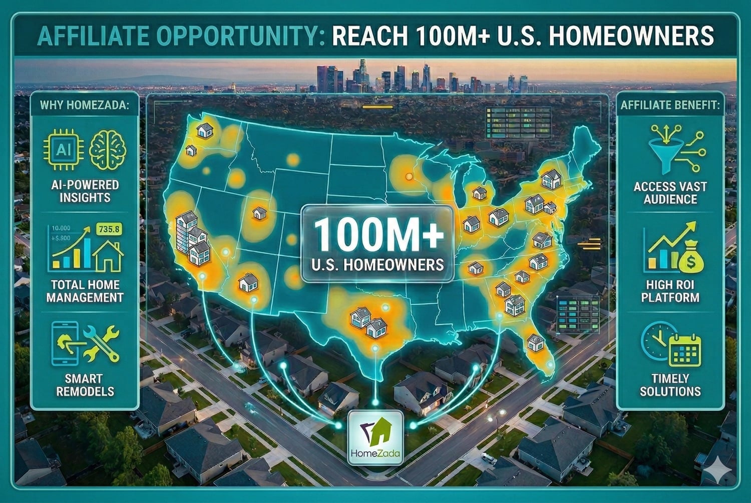 Affiliate market size opportunity for homeowners