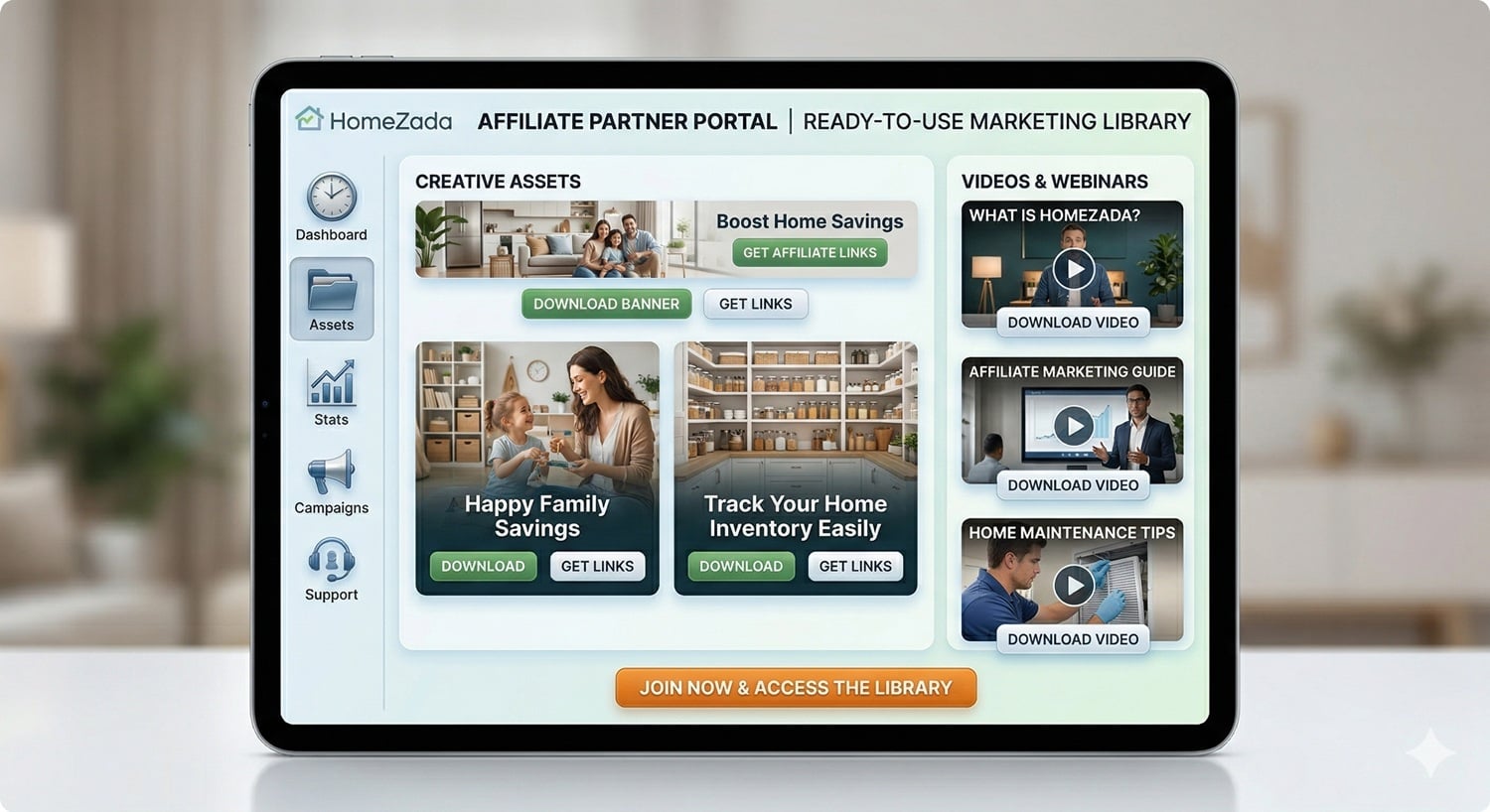 Affiliate marketing content and launch support