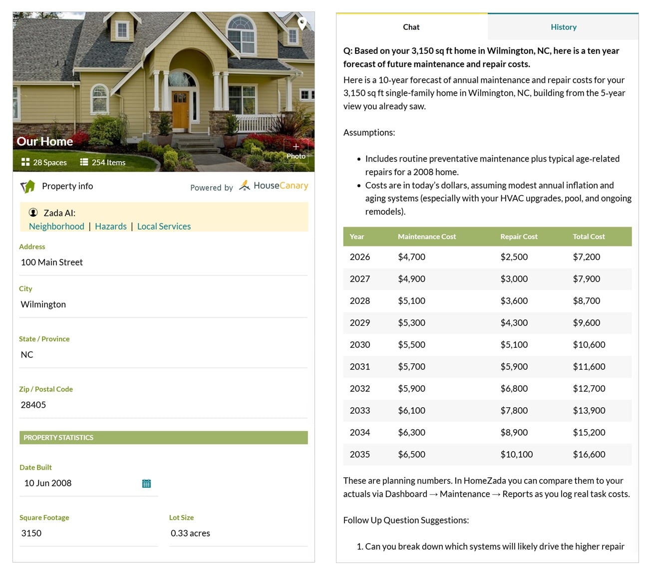 One intelligent place for homeowner guidance