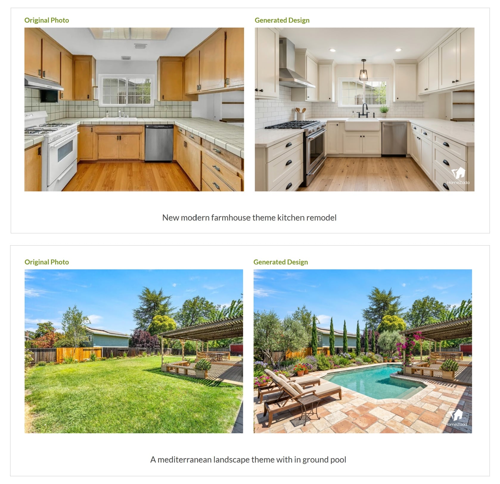 Explore design themes using Visual Design AI on your home