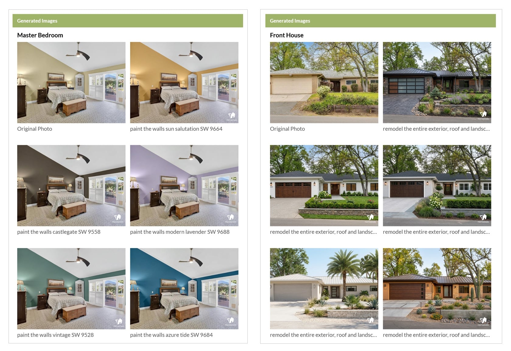 Design interiors exteriors and outdoor spaces with AI