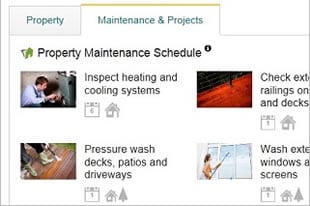 Home maintenance on a real estate listing
  
