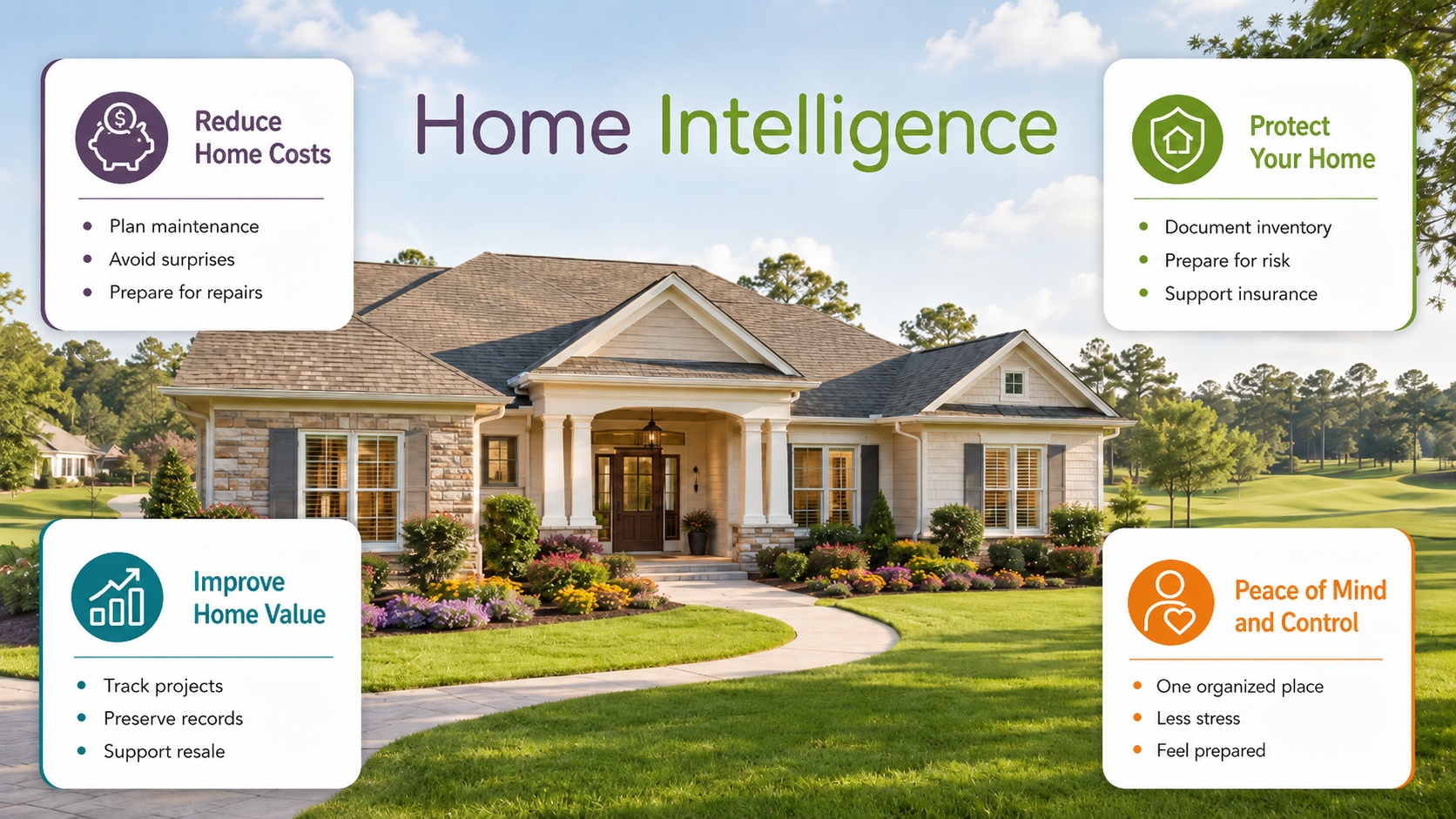 Home Intelligence living home record and property-specific AI